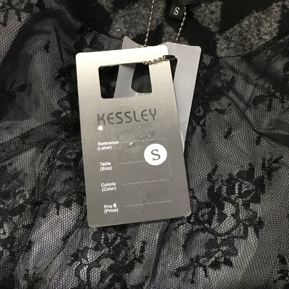 NEW Kessley Multi-Color Blue Patchwork Jacket S - Picture 8 of 10